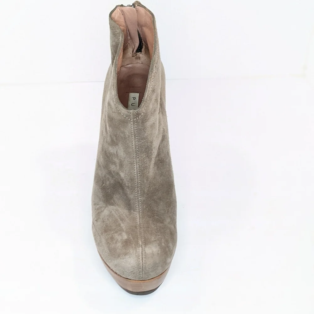 Pura Lopez suede ankle boots - Picture 11 of 16